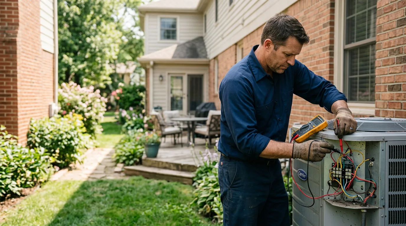 HVAC technician working near Deer Park, AL